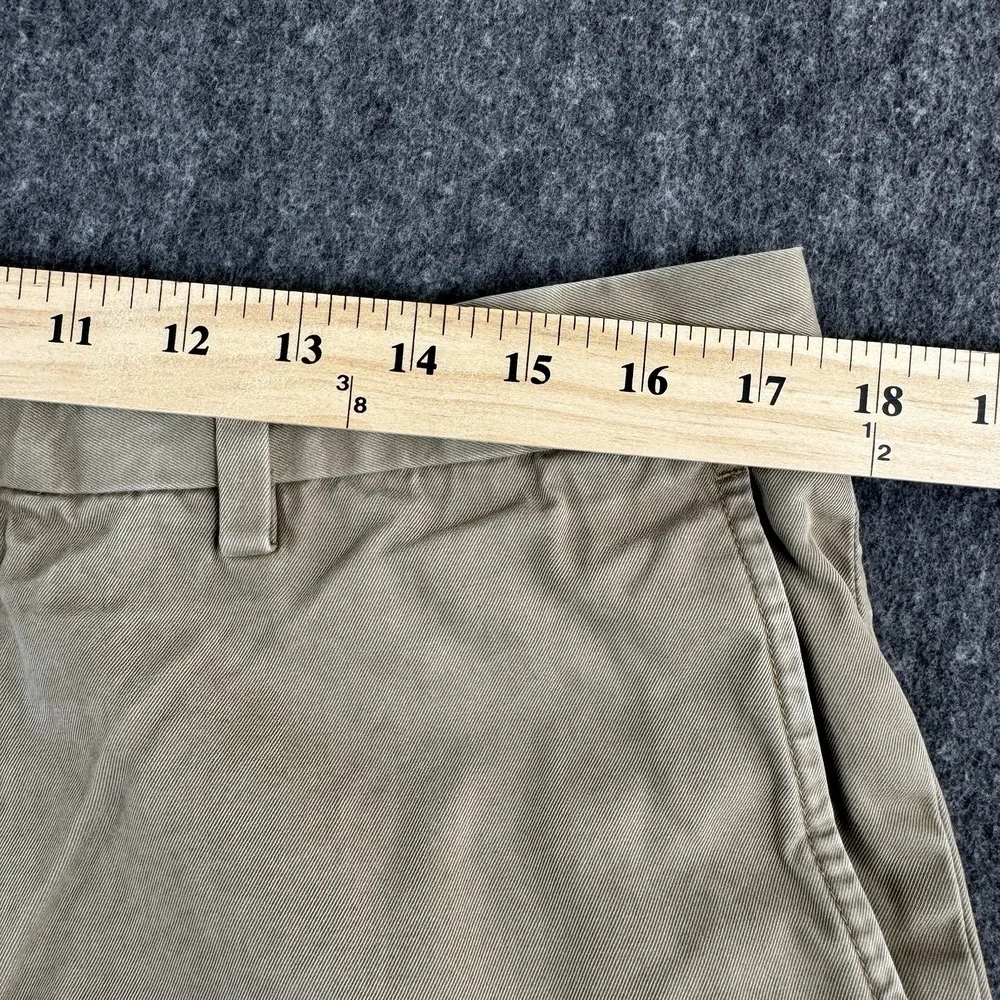 Banana Republic Aiden Chino Pants Men's 36x32 Khaki Tan 100% Cotton